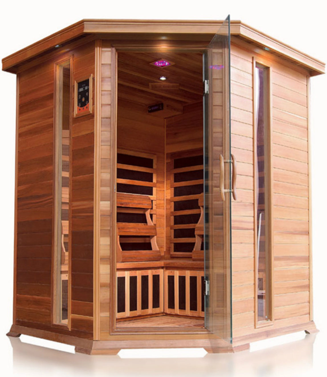 SunRay 400KC Bristol Bay 4-Person Indoor Corner Sauna