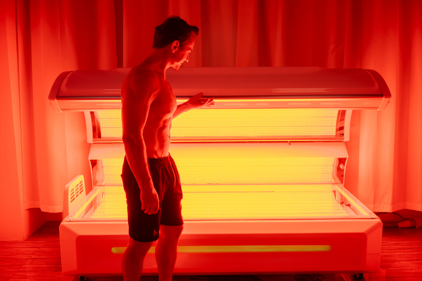 M6N Plus - Flagship High-Flux Professional Red Light Therapy Bed System- highest LED density and power for professional-grade at-home and studio care