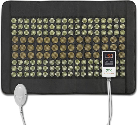 Far Infrared Natural Jade and Tourmaline Heating Pad, 31" x 21"