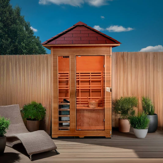 SunRay 200D2 Bristow 2-Person Outdoor Traditional Sauna