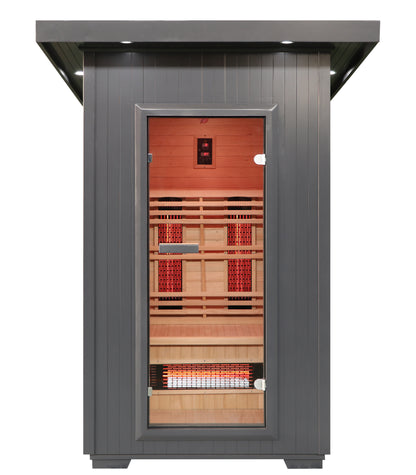 SunRay 200D6 Logan 2-Person Modern Outdoor Sauna