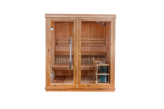 SunRay 400TN Charleston 4-Person Indoor Traditional Sauna