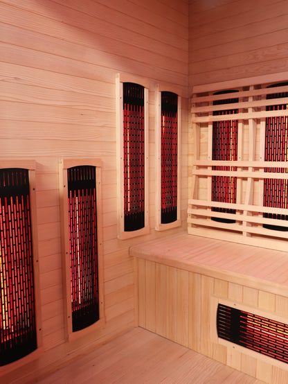 SunRay 400D6 Pacific 4-Person Modern Outdoor Sauna