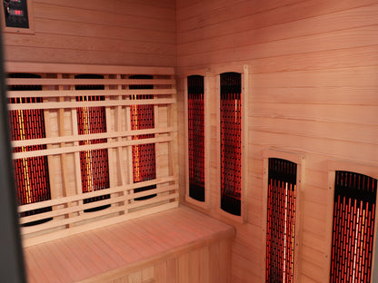 SunRay 400D6 Pacific 4-Person Modern Outdoor Sauna