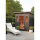 SunRay 400D6 Pacific 4-Person Modern Outdoor Sauna
