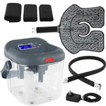 Ice Machine for Knee & Shoulder Post-Surgery – Cold Therapy for Knee & Hip Replacement – Large Cryotherapy Pad with Quiet Pump – Flexible Cuff for Ankle, Back, Leg, Cervical, ACL