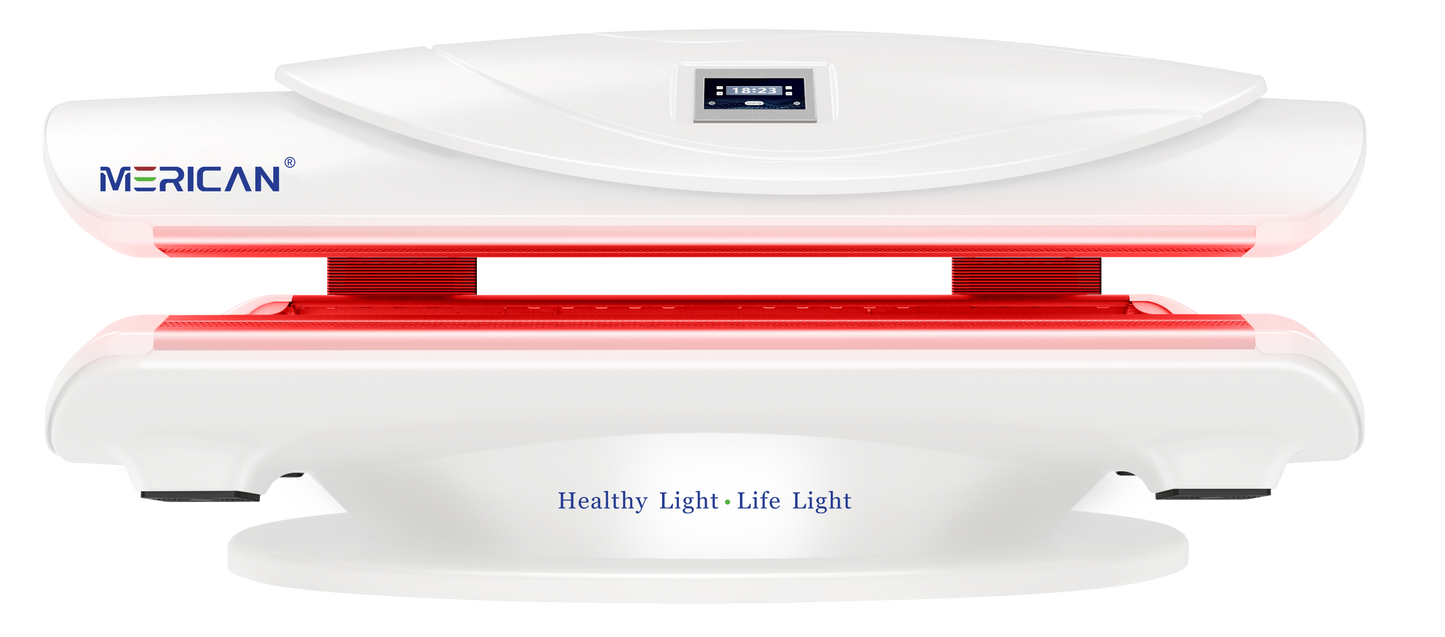 M7 Plus — Luxury Full-Body Studio Red Light Therapy Bed with Entertainment Package