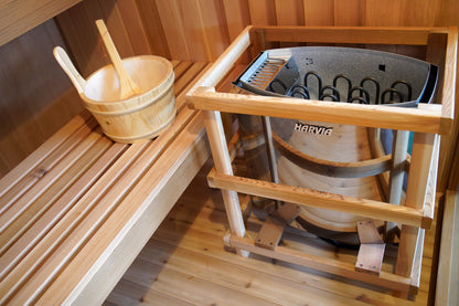 SunRay 400TN Charleston 4-Person Indoor Traditional Sauna