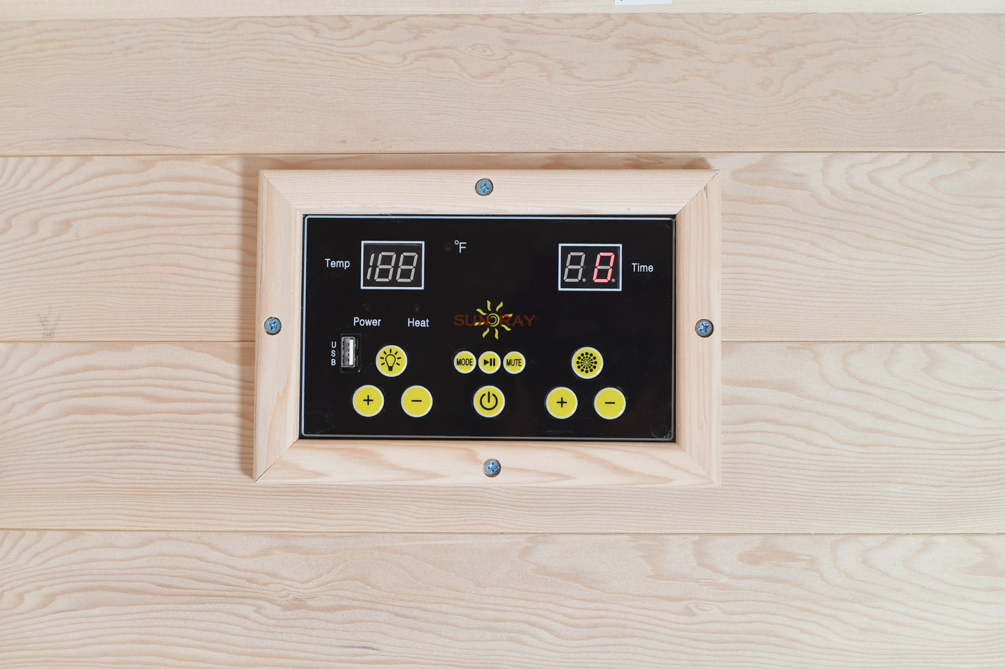 SunRay 300D2 Waverly 3-Person Outdoor Traditional Sauna