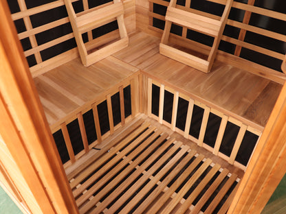 SunRay 400KC Bristol Bay 4-Person Indoor Corner Sauna