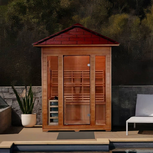 SunRay 300D2 Waverly 3-Person Outdoor Traditional Sauna