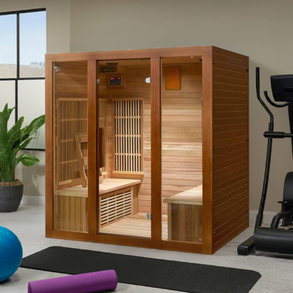 SunRay 400KS Roslyn 4-Person Indoor Infrared Sauna