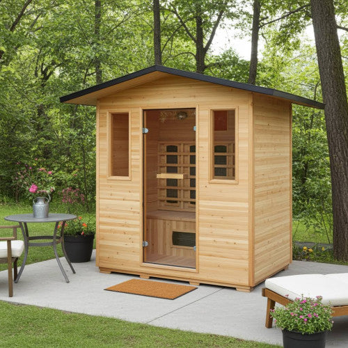 SunRay 400D3 Cayenne 4-Person Outdoor Sauna