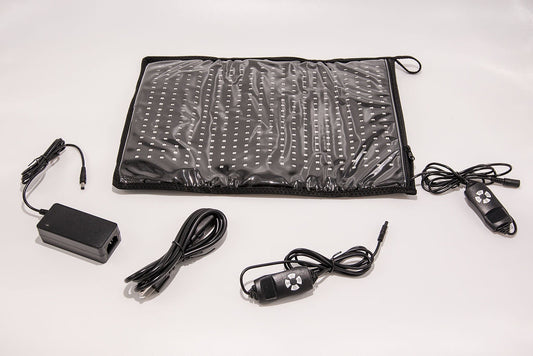 Medium Red Light Pad for Pain Relief & Recovery | 16" x 11" | 1188 LEDs + 12V Car Adapter