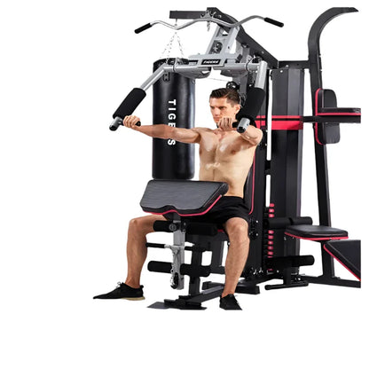 Multi-User Home Gym with Multiple Workout Stations