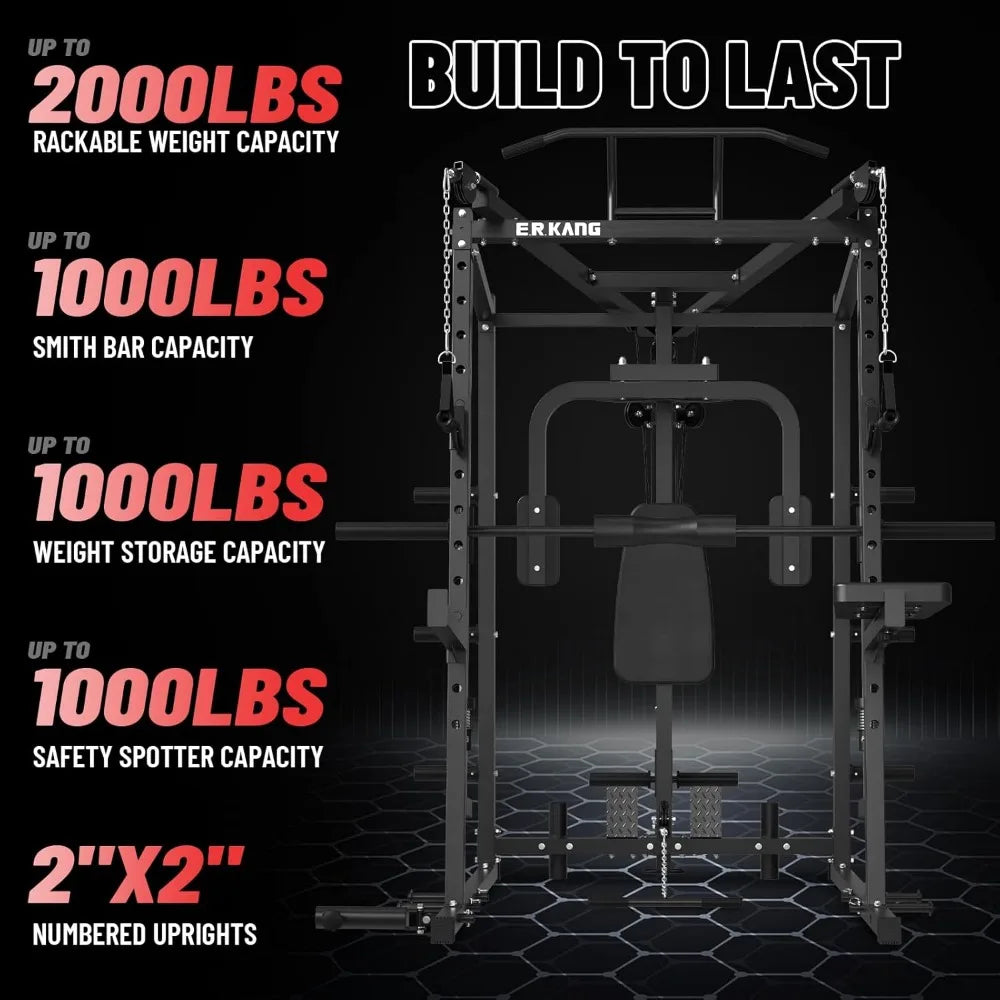 2000lb Power Rack for Serious Training