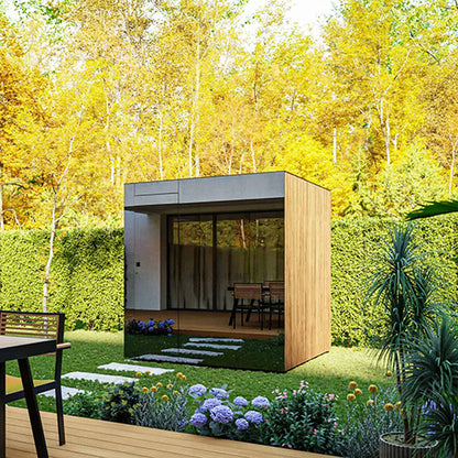 ThermaSol Spectra Sauna Cabin Fully Assembled Outdoor Sauna, Tinted Glass-Front, Up to 4 Persons