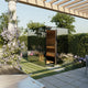 ThermaSol Vue Sauna Cabin Fully Assembled Outdoor Sauna, Mirrored Glass, Up to 4 Persons