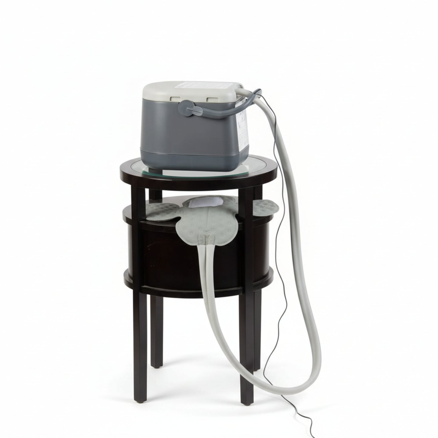 Cold Rush Compact Therapy Machine System with Left Hip Pad - Ergonomic Ice Machine, Adjustable Wrap - Quiet, Lightweight Cryotherapy Freeze Kit - Ice Pack for Hip Replacement Surgery