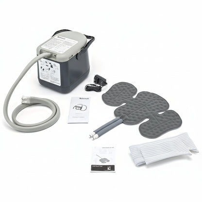 Cold Rush Compact Therapy Machine System with Left Hip Pad - Ergonomic Ice Machine, Adjustable Wrap - Quiet, Lightweight Cryotherapy Freeze Kit - Ice Pack for Hip Replacement Surgery