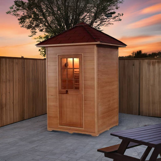 SunRay 200D1 Eagle 2-Person Outdoor Traditional Sauna