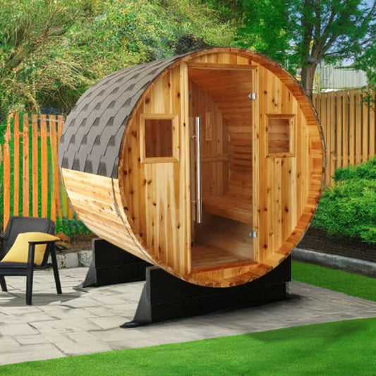 SunRay 300SH Aurora 2-4 Person Barrel Sauna