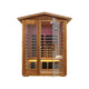 Thermora 2-Person Ultra-Low EMF Mahogany Outdoor Infrared Sauna With Bluetooth Speakers (SAK43021)